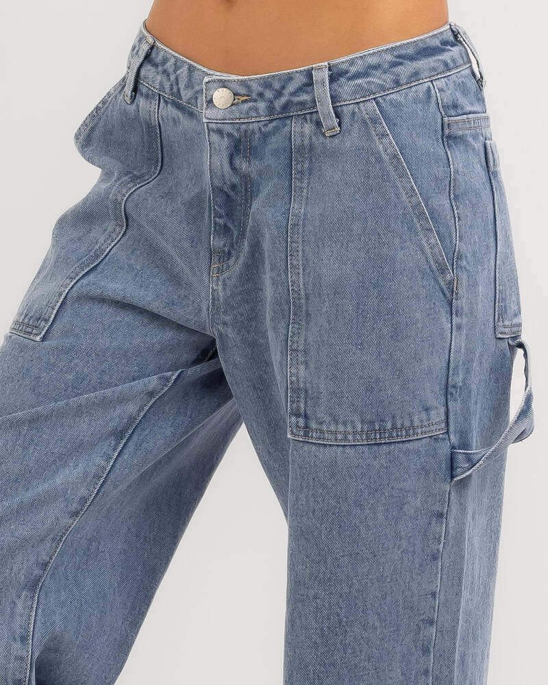 Rusty Billie Low Rise Carpenter Pants for Womens