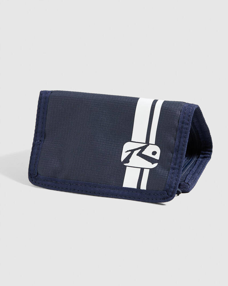 Rusty White Lines Tri-Fold Wallet for Mens