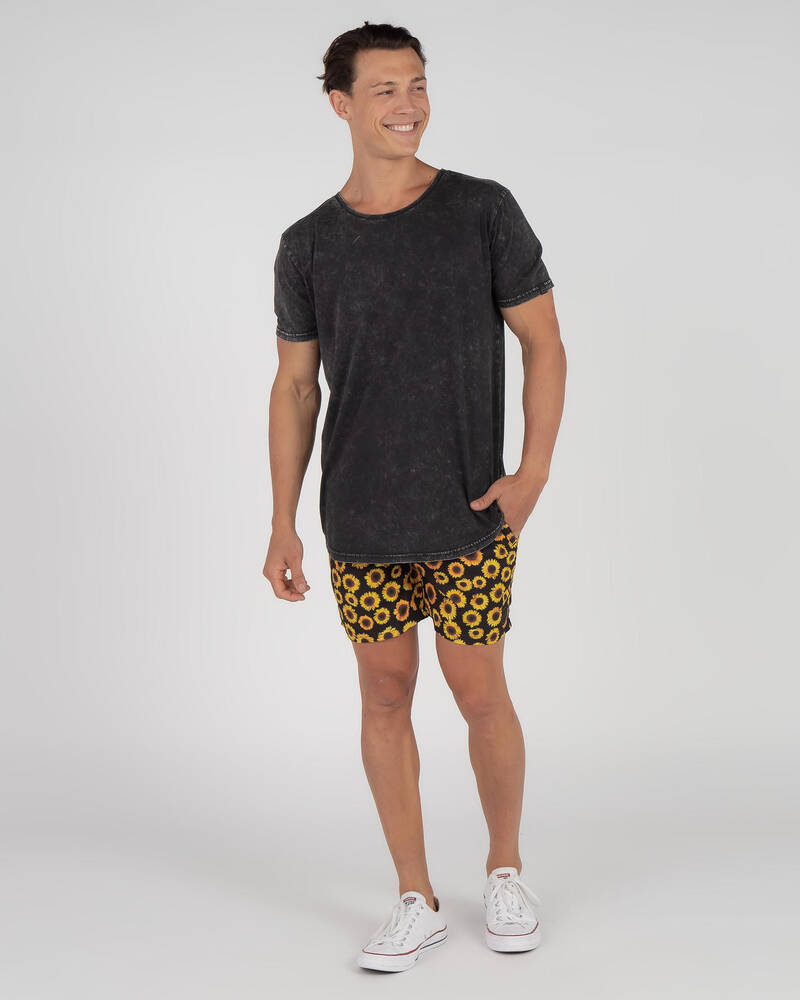 Skylark Sunflower Mully Shorts for Mens