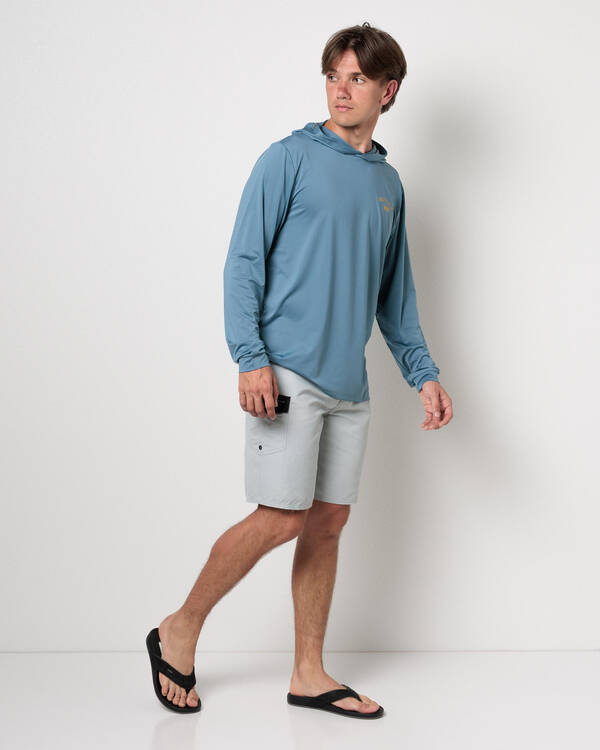 Salty Crew Overnight Hood Sunshirt for Mens