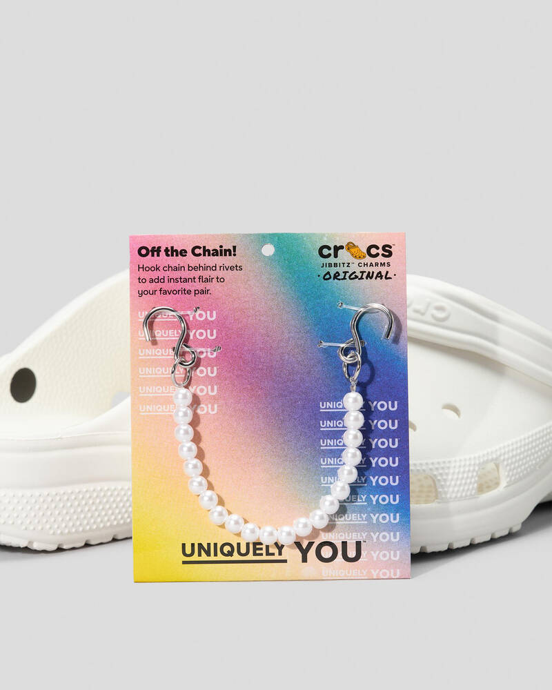 Crocs Pearl Strap Chain Jibbitz for Unisex