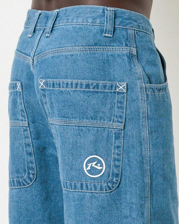 Rusty Flip Daddy Tapeless Denim Shorts for Mens