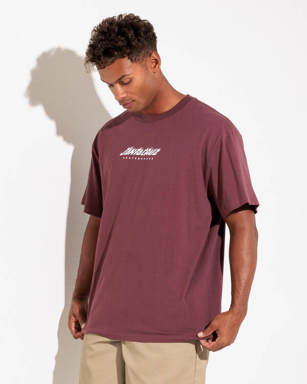 Santa Cruz Dice Flame Dot T-Shirt for Mens