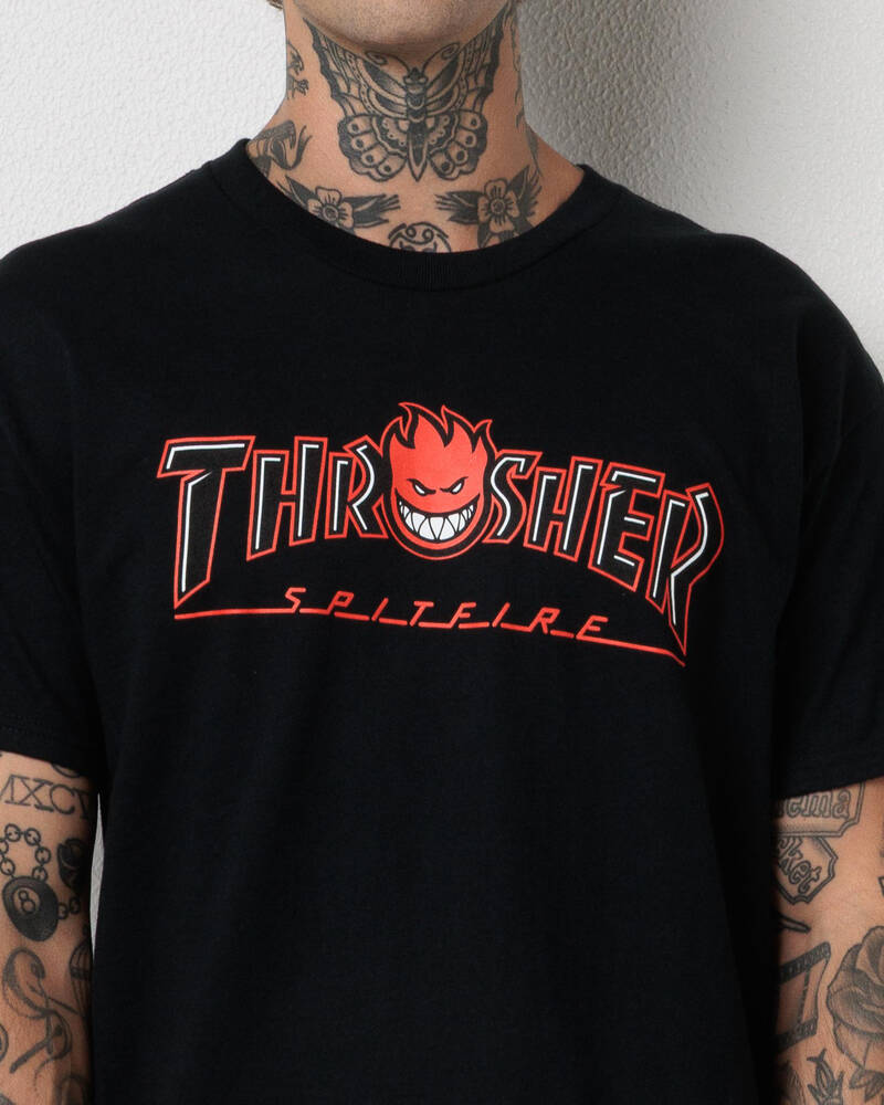 Thrasher Thrasher x Spitfire Big Head T-Shirt for Mens