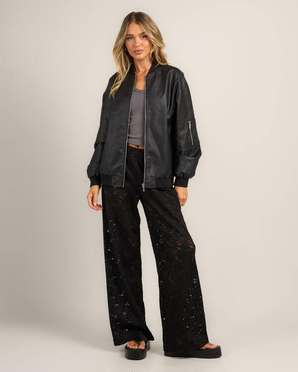 Ava And Ever Ace Faux Leather Jacket for Womens