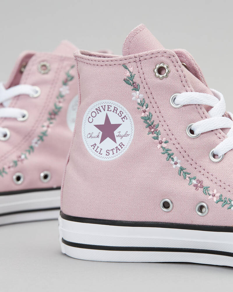 Converse Girls' Chuck Taylor All Star Feline Florals Shoes for Womens
