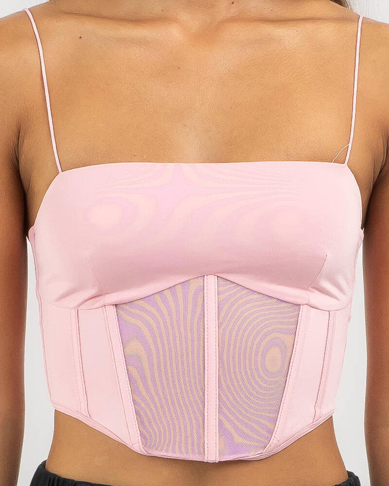 Ava And Ever Go Bestie Corset Top for Womens