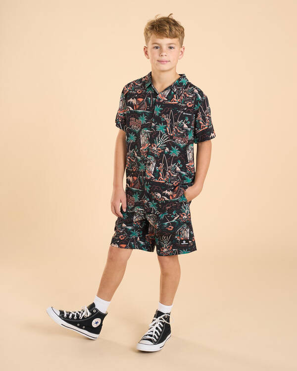 The Mad Hueys Boys' She'll Be Right Volley Shorts for Mens