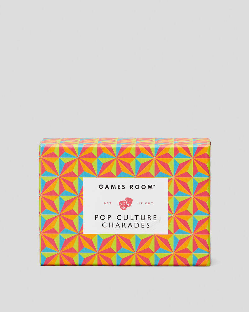 Games Room Pop Culture Charades for Mens