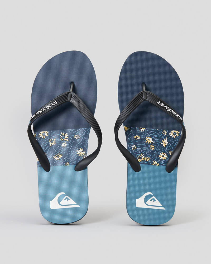 Quiksilver Molokai Panel Thongs for Mens