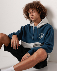 Volcom Stone Coin Pullover Fleece Hoodie for Mens image number null