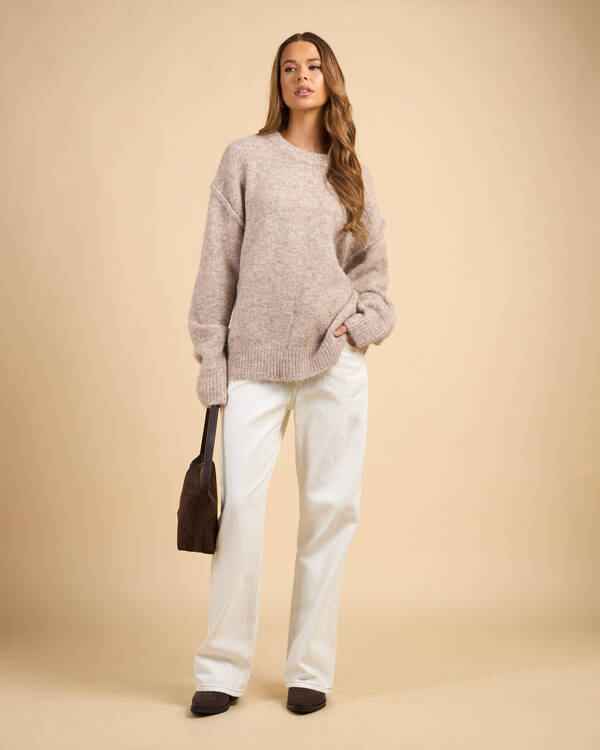 Mooloola Lush Crew Neck Knit Jumper for Womens