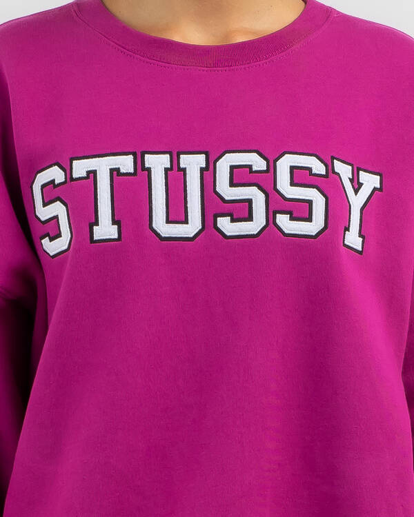 Stussy Relaxed Oversized Crew for Womens