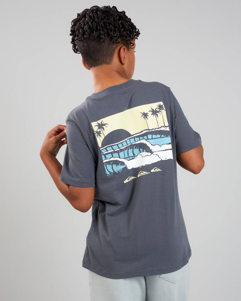 Quiksilver Boys' Stacked Line Up T-Shirts for Mens
