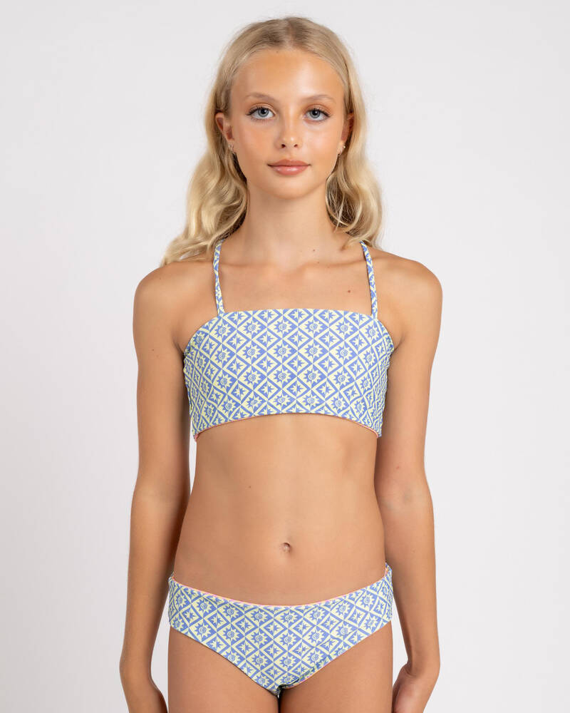 Rip Curl Girls' Island Bliss Reversible Bikini Set for Womens