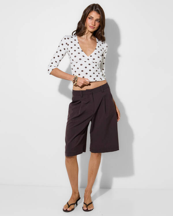 Ava And Ever Phoebe 3/4 Top for Womens