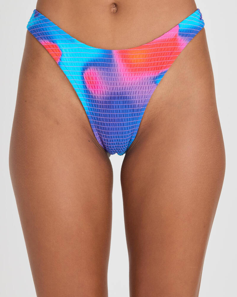 Topanga Rio Shirred High Cut Bikini Bottom for Womens