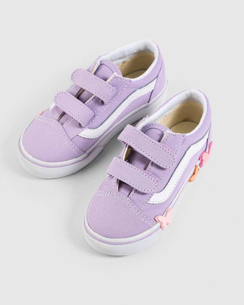Vans Toddlers' Old Skool V Butterfly Shoes for Womens