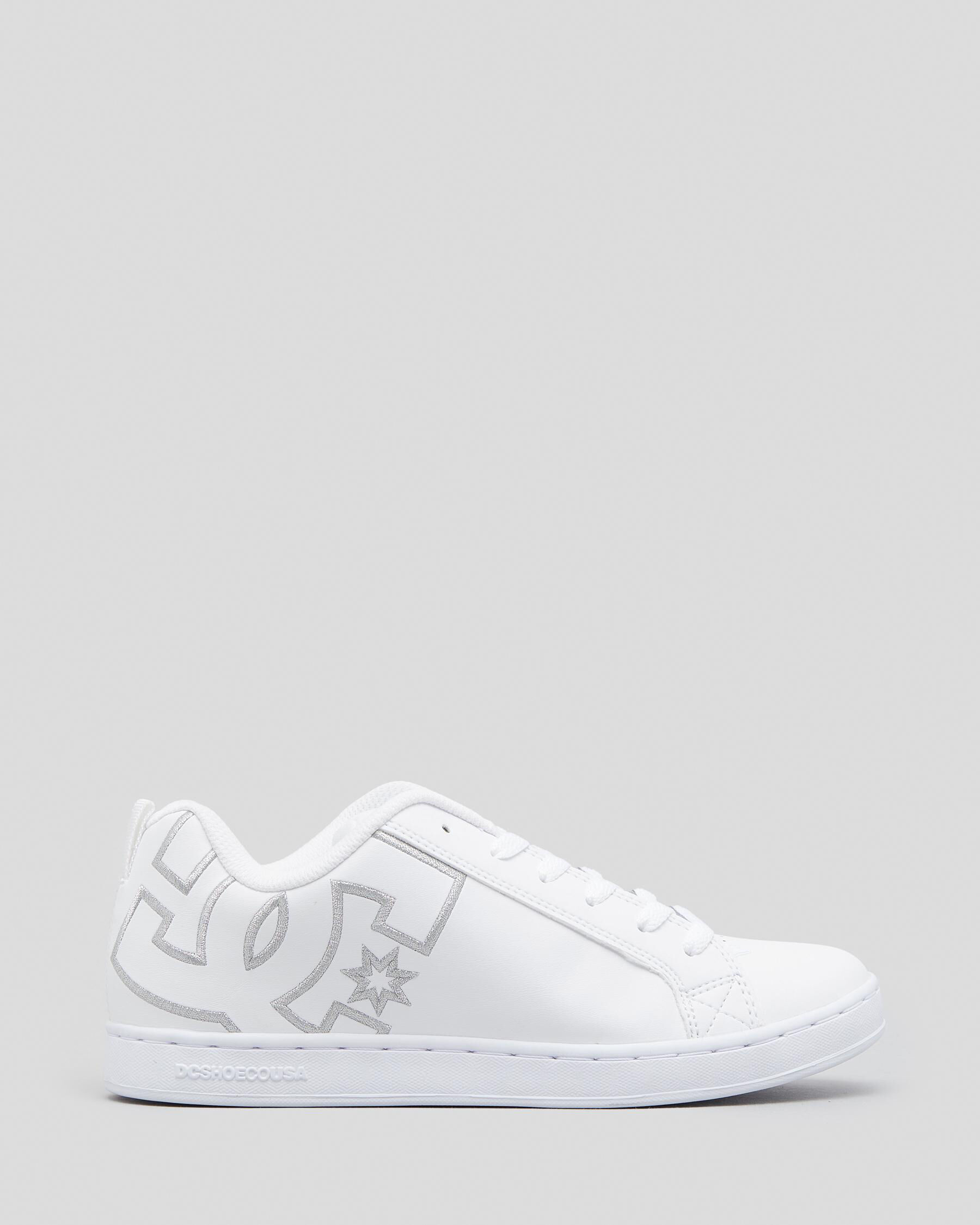 DC Shoes Womens Court Graffik Shoes In 
