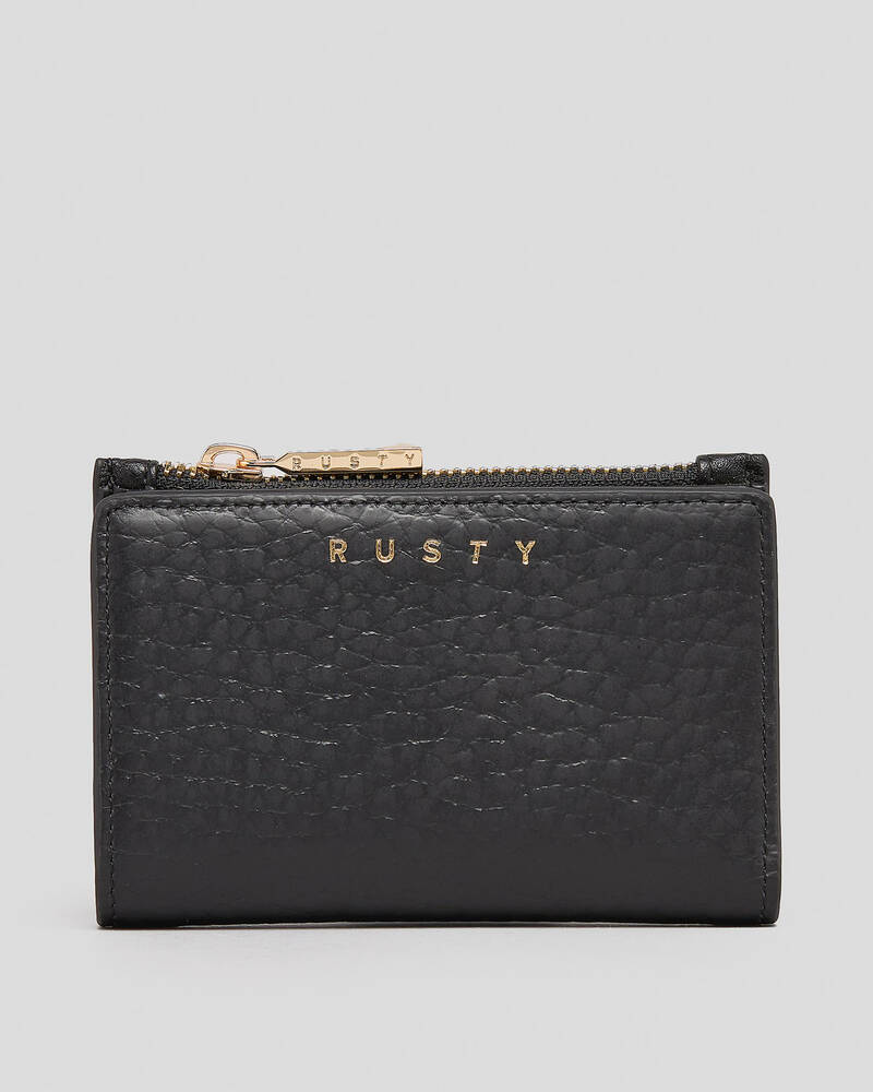 Rusty Grace Compact Leather Wallet for Womens
