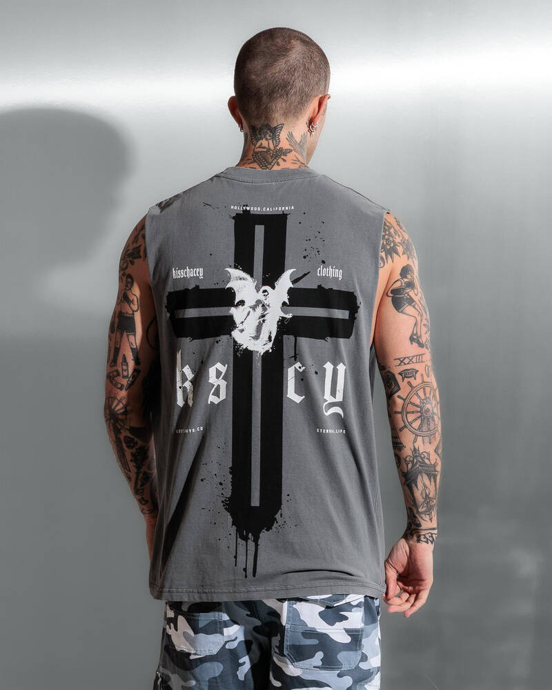 Kiss Chacey Infernal Relaxed Fit Muscle Tank for Mens