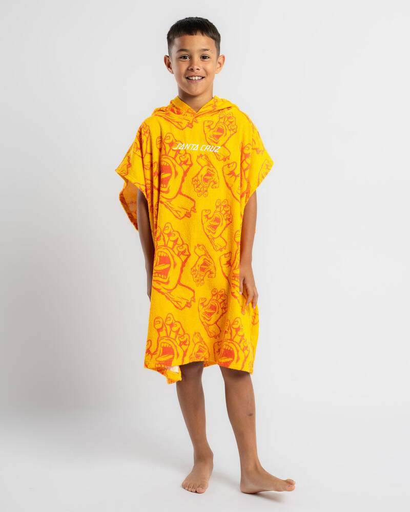 Santa Cruz Boys' Crowded Hand Hollow Hooded Towel for Mens