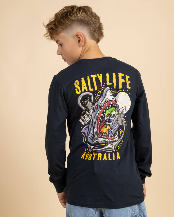 Boys' Snap Long Sleeve T-Shirt