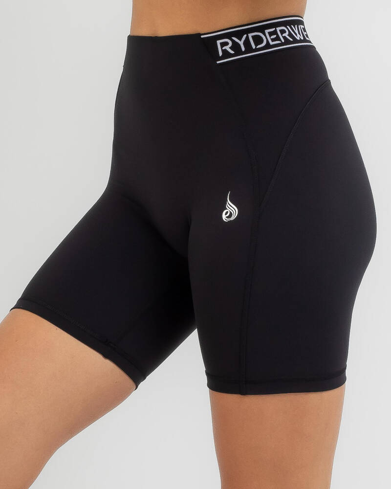 Ryderwear Level Up High Waisted Scrunch Bike Shorts for Womens