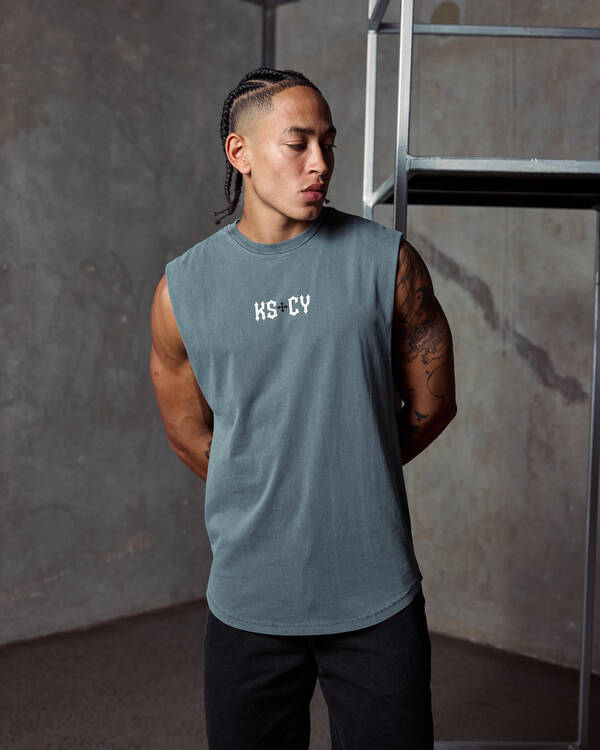 Kiss Chacey Resonance Dual Curved Muscle Tank for Mens