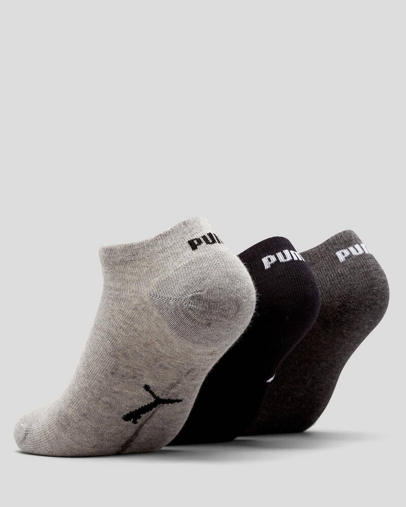 Puma Kids' BWT Sneaker Socks 3 Pack for Mens