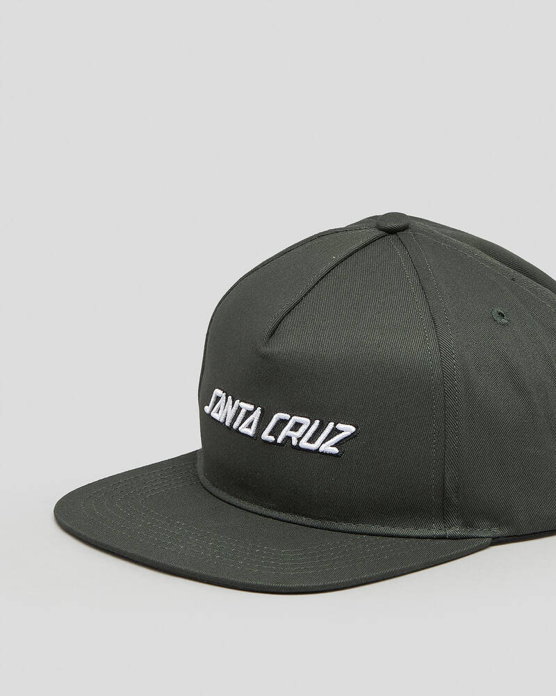 Santa Cruz Classic Strip Snapback Cap for Mens