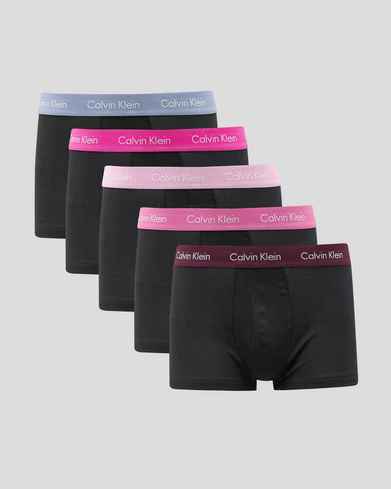 Calvin Klein Cotton Stretch Low Rise Trunk V-Day 5 Pack for Mens