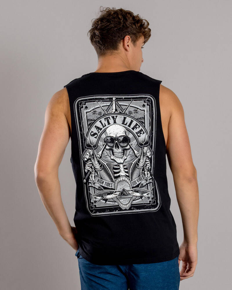 Salty Life Ocean's Gamble Muscle Tank for Mens