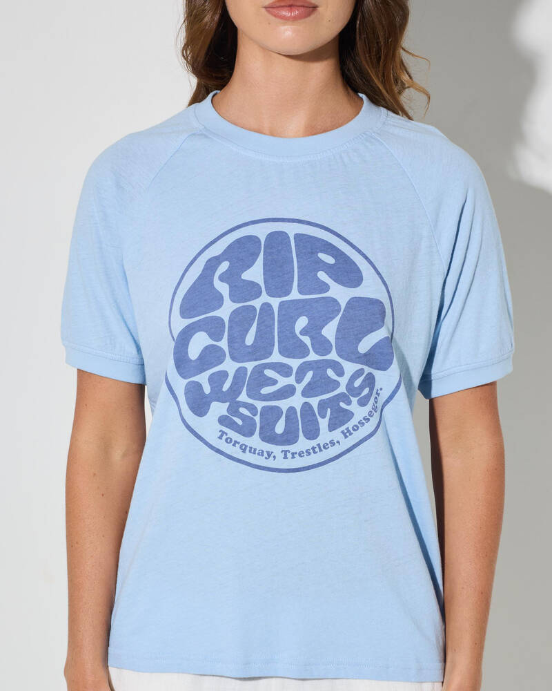 Rip Curl SG Wettie Ringer T-Shirt for Womens