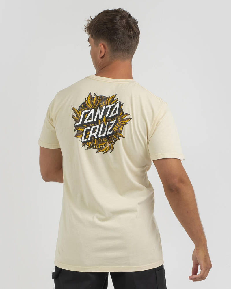 Santa Cruz Weed Dot T-Shirt for Mens
