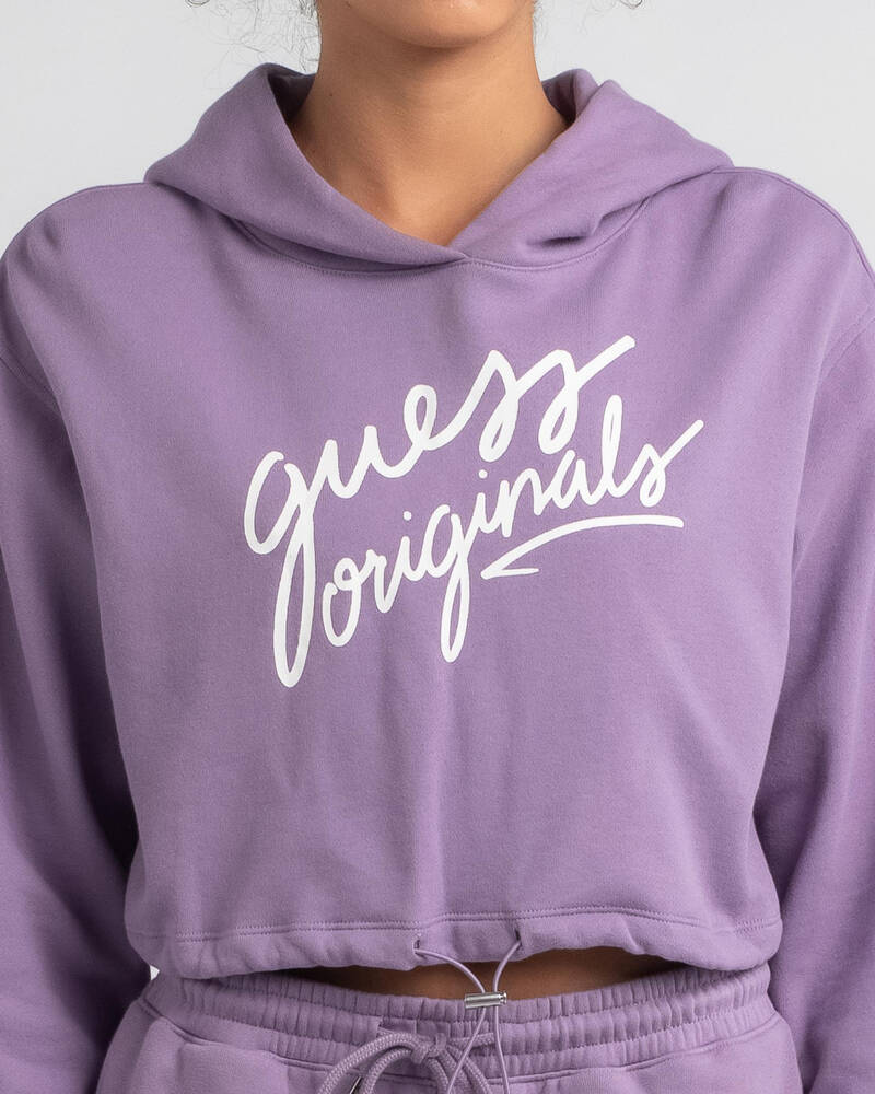 GUESS Selena Cropped Hoodie for Womens