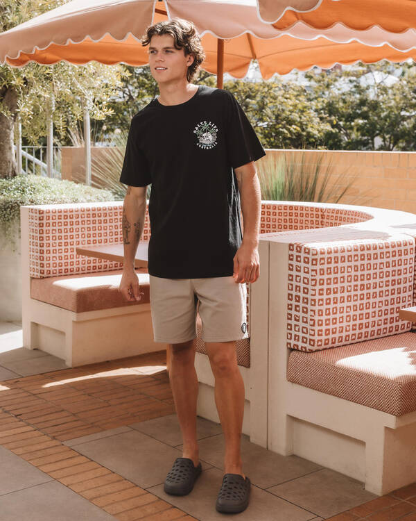 Salty Life Vision Elastic Waist Shorts for Mens