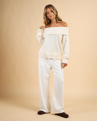 Ava And Ever Veriti Off Shoulder Knit Jumper for Womens image number null