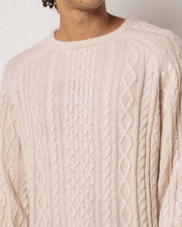 Rhythm Mohair Fisherman's Knit for Mens