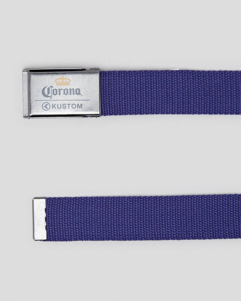 Kustom Corona Bottle Opener Belt for Mens