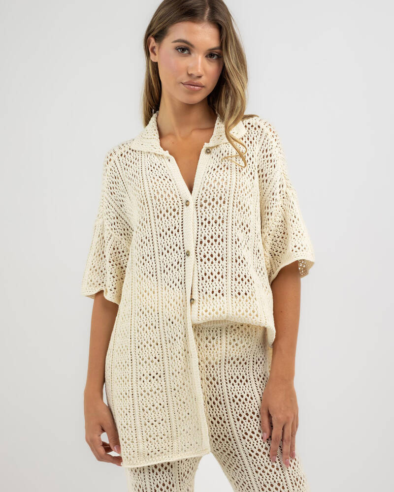 Rip Curl Pacific Dreams Crochet Shirt for Womens