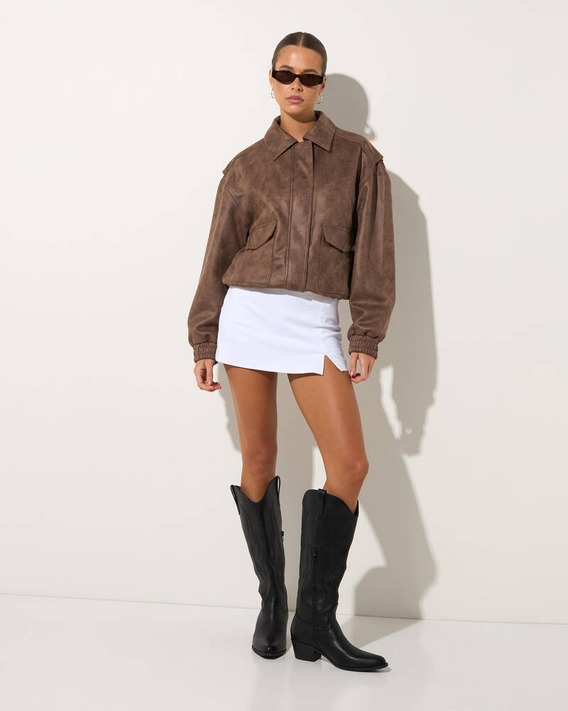 Ava And Ever Sedona Faux Leather Jacket for Womens