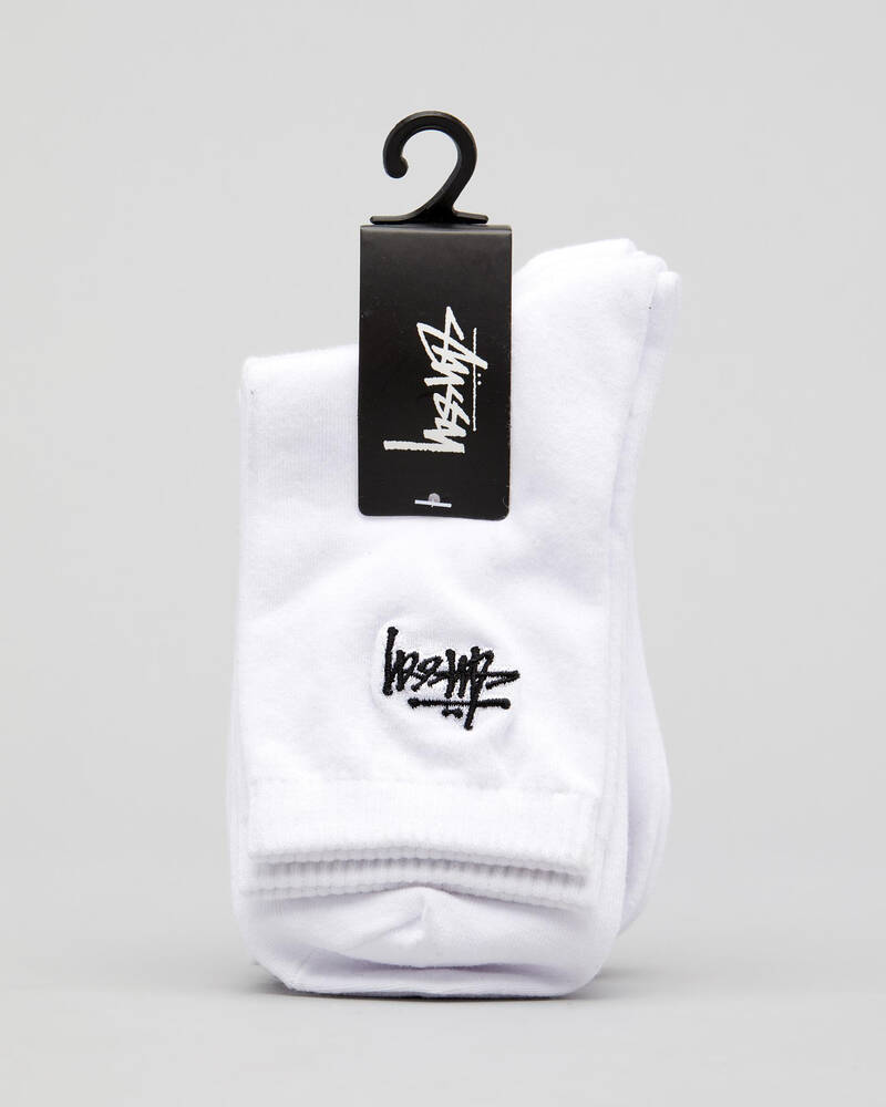 Stussy Womens Graffiti Crew Sock Pack for Womens image number null
