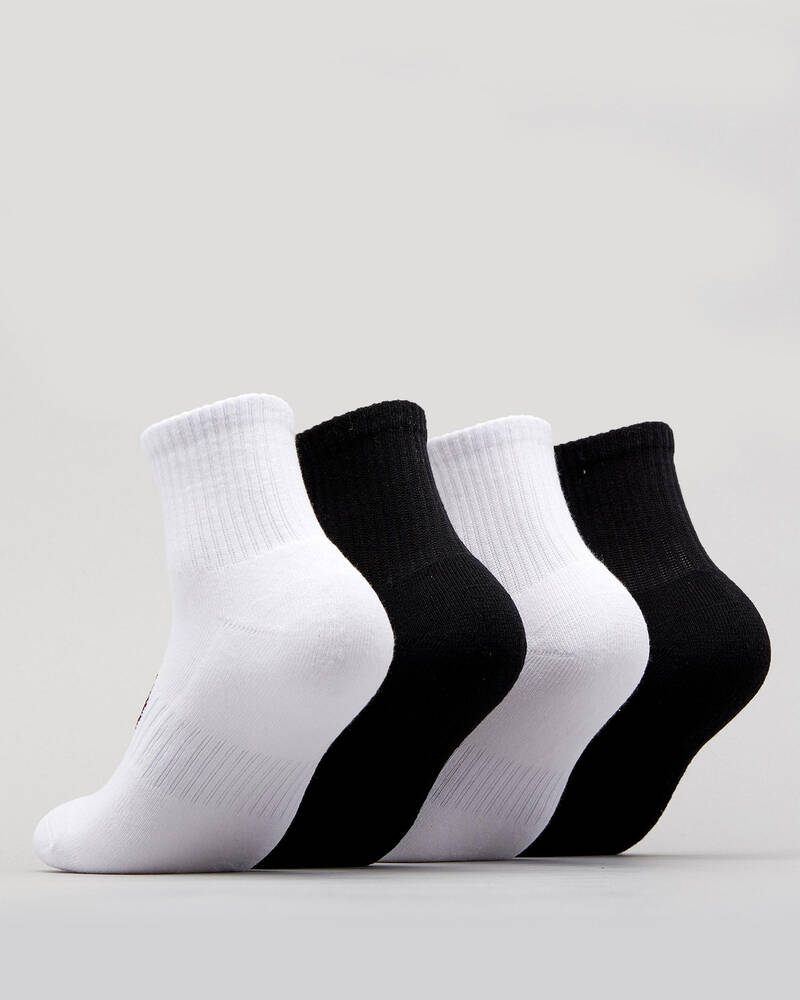 Santa Cruz Boys' Classic Dot Mid Socks 4 Pack for Mens