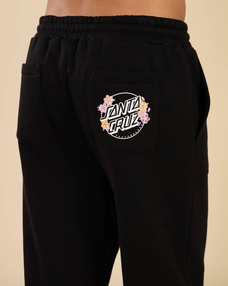 Santa Cruz Girls' Blooming Stack Dot Track Pants for Womens