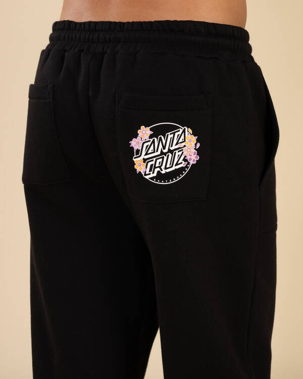 Santa Cruz Girls' Blooming Stack Dot Track Pants for Womens