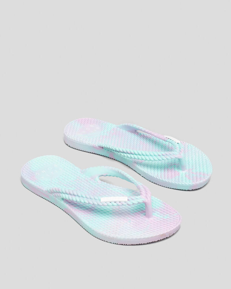 Billabong Girls' Kicks Marble Thongs for Womens
