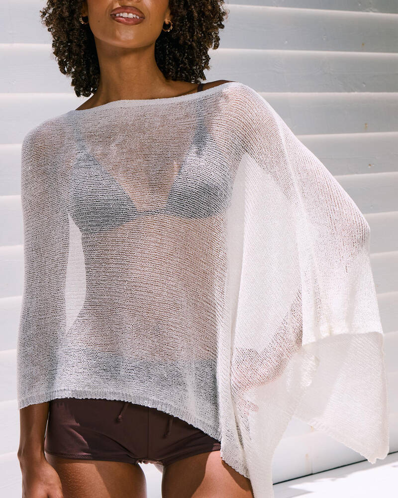 Kaiami Bree Poncho Cover Up for Womens