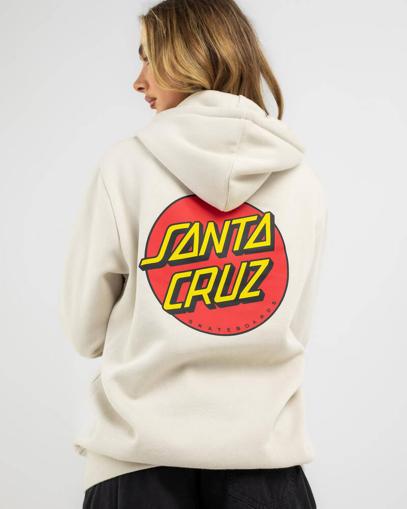 Santa Cruz Classic Dot Chest Hoodie for Womens