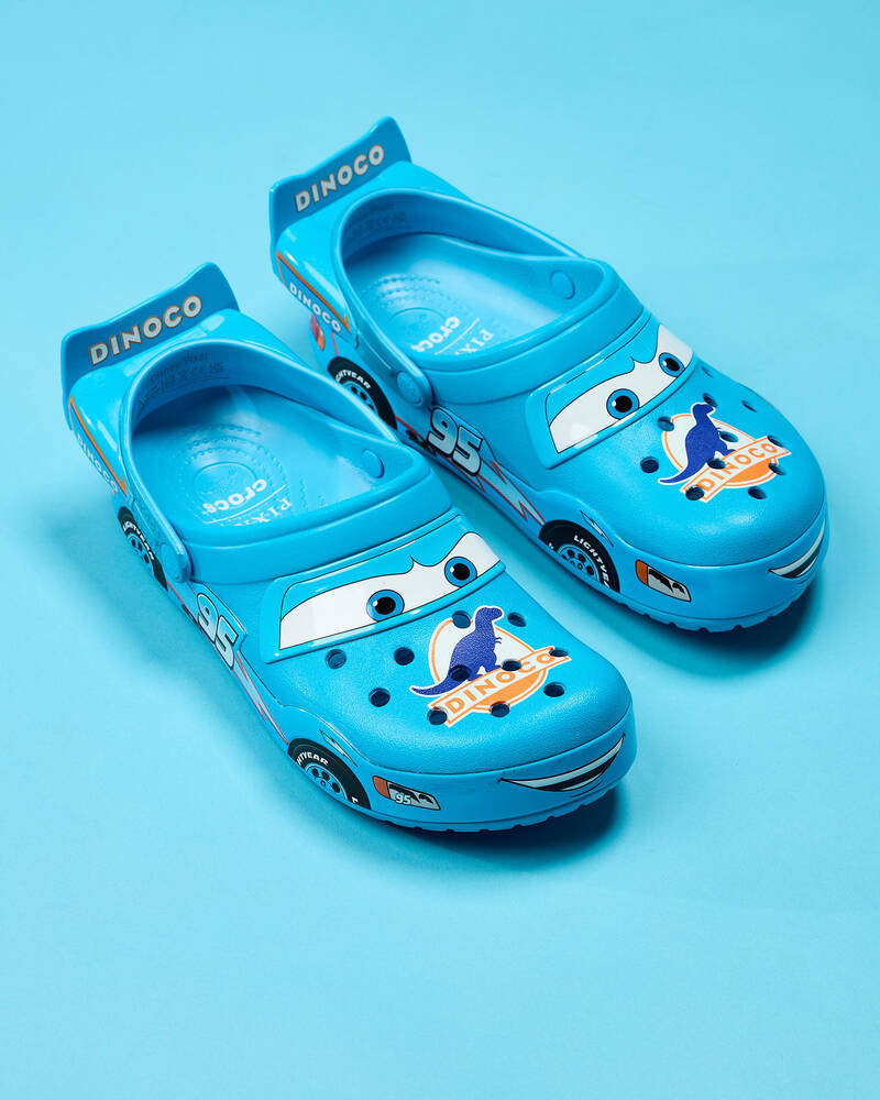 Crocs Lightning McQueen Dinoco CrocBand Clogs for Unisex
